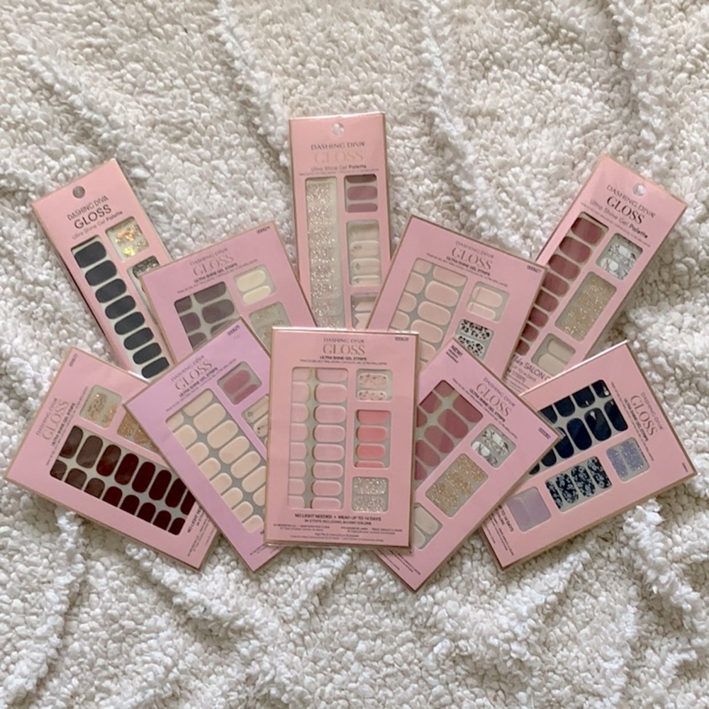 10pc nail strips set
